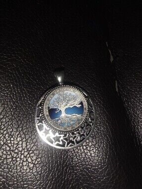 Tree Of Life Pendant For Necklace In Metal Star Frame